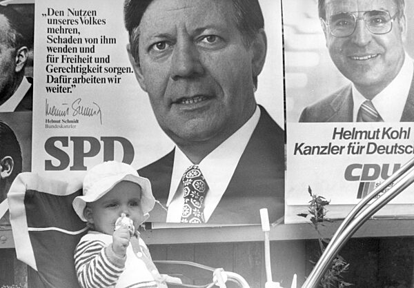 Election poster on the occasion of the federal election, 1976