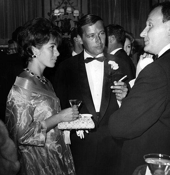 Marianne Koch, Dr. Gerhard Freund und Horst Klöß, 1964