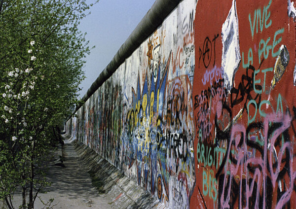 Ansicht der Berliner Mauer, Mai 1989