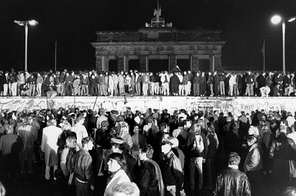 Mauerfall am Brandenburger Tor, 1989