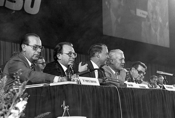 CSU election campaign event, 1980