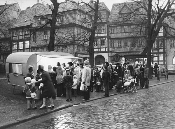 Sausage stand in Quedlinburg
