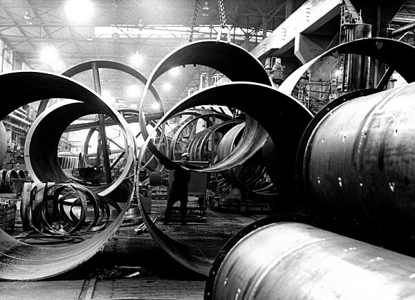 VEB Zementanlage (VEB Cement Plant) in Dessau, 1977