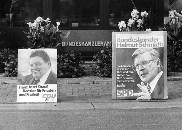 Election poster on the occasion of the federal election, 1980