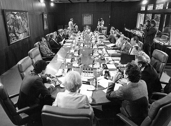 Cabinet meeting of the Schmidt cabinet, 1981