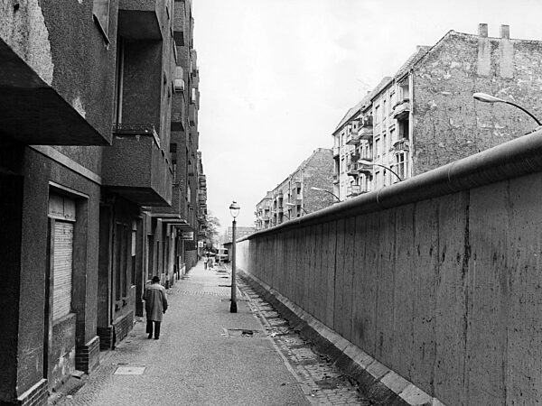 Ansicht der Berliner Mauer 1983