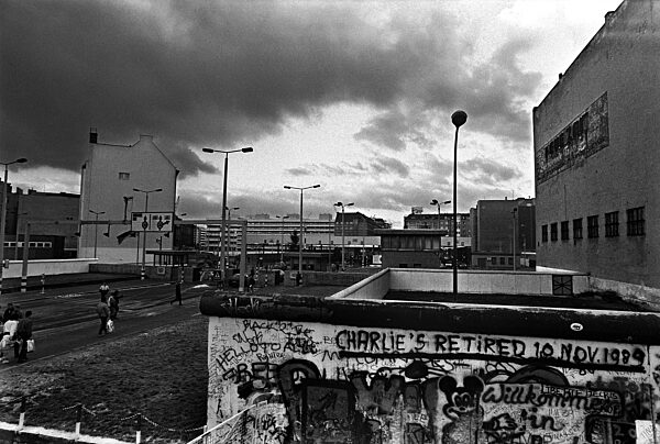 Grenzübergang Friedrichsstraße in Berlin, 1989