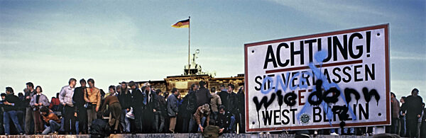 Mauerfall am Brandenburger Tor, 1989