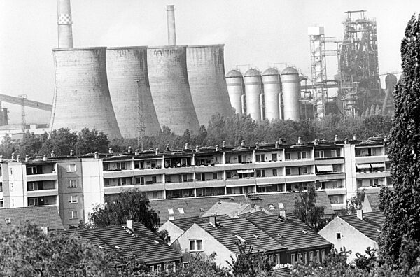 Eko steelworks in Eisenhüttenstadt, 1991