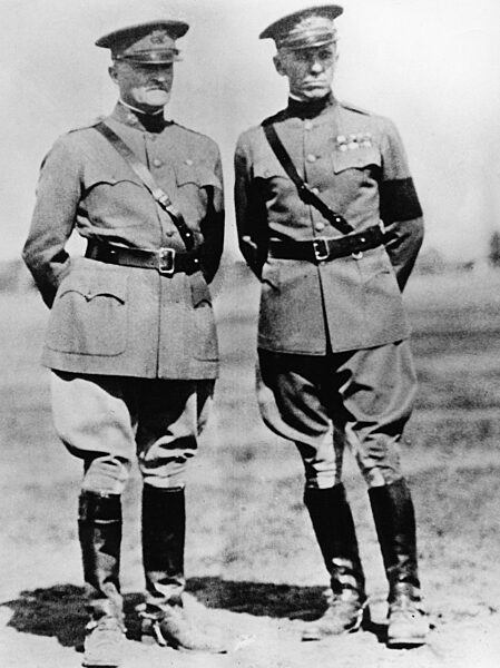 John J. Pershing und G. C. Marshall, Jr.