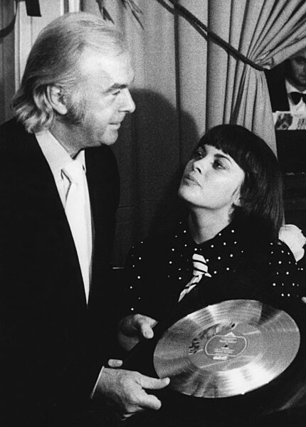 Jonny Stark with Mireille Mathieu, 1971