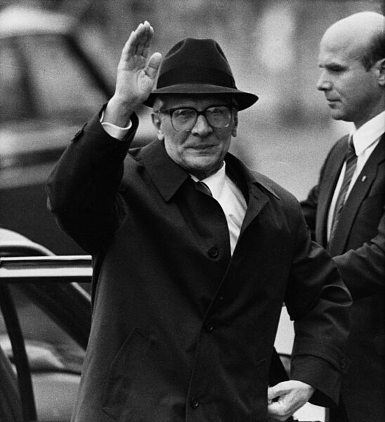 Erich Honnecker, 1989