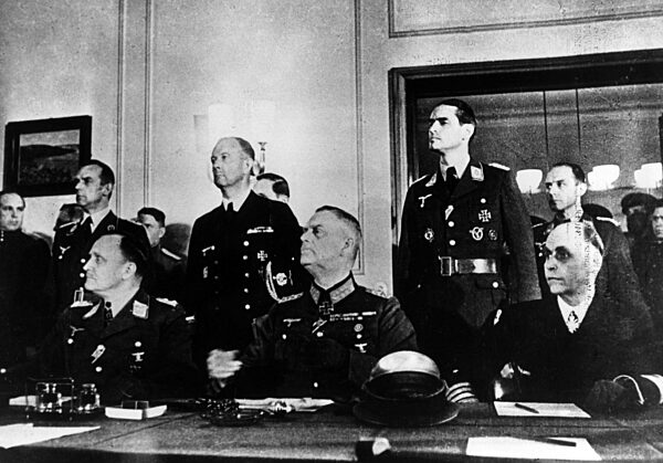 Surrender by the Wehrmacht peak in Berlin-Karlshorst, 1945