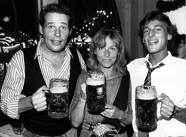 Prominente Besucher auf dem Oktoberfest, 1987