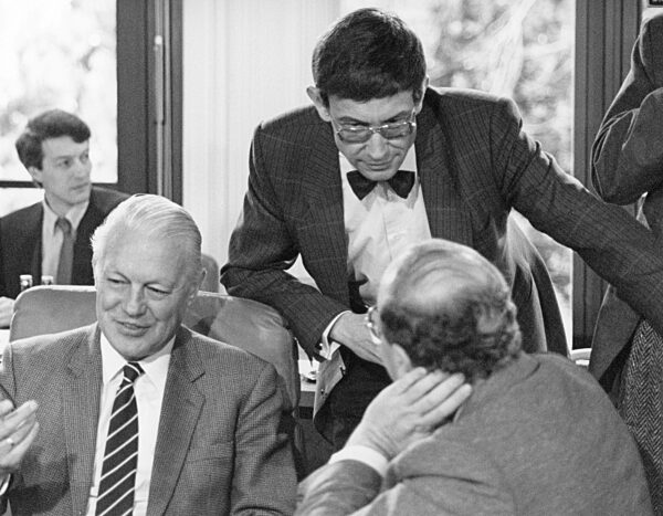 Gerhard Stoltenberg, Heinz Riesenhuber, Martin Bangemann, 1986 