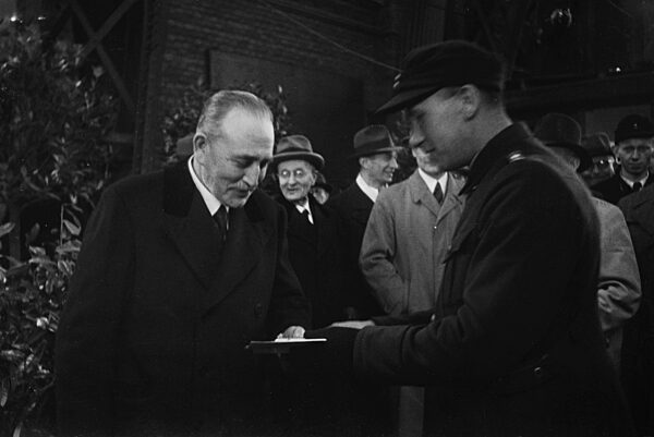 Erste Fahrt des Alpen-Nordsee-Express, 1947