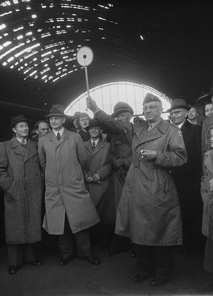 Erste Fahrt des Alpen-Nordsee-Express, 1947