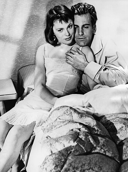 Ulla Jacobson und Maximilian Schell, 1957