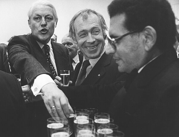 Gerhard Stoltenberg with Heiner Geissler, 1979