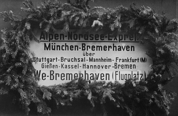 Erste Fahrt des Alpen-Nordsee-Express, 1947