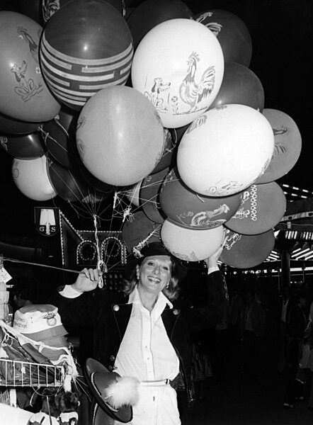 Margot Werner auf dem Oktoberfest, 1981