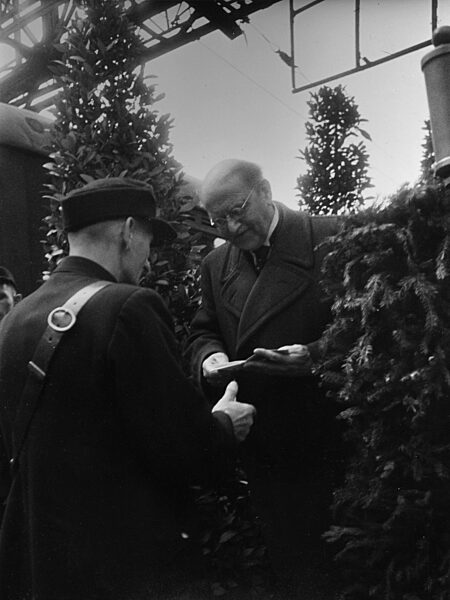 Erste Fahrt des Alpen-Nordsee-Express, 1947