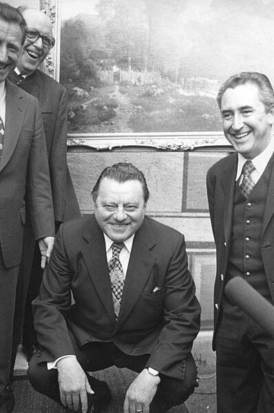 Birthday reception for Franz Josef Strauss in Munich, 1975