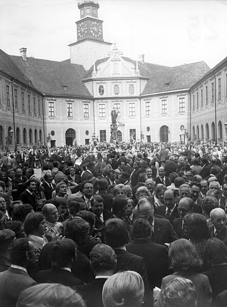 Birthday party for Franz Josef Strauss in the Munich Residenz, 1975