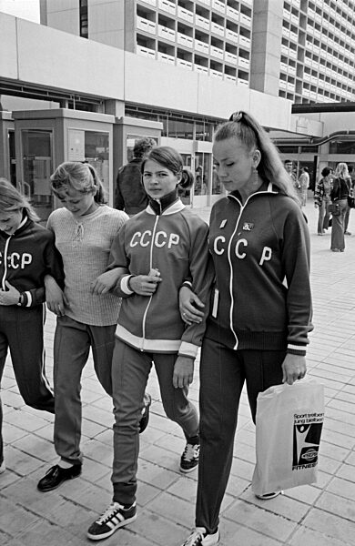 Athletes at the Olympic Games in Munich, 1972