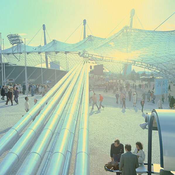 The Olympic Stadium in Munich, 1972