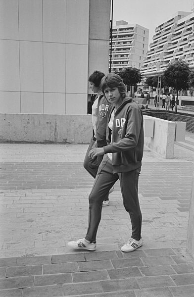 Athletes from the GDR in the Olympic Village in Munich, 1972