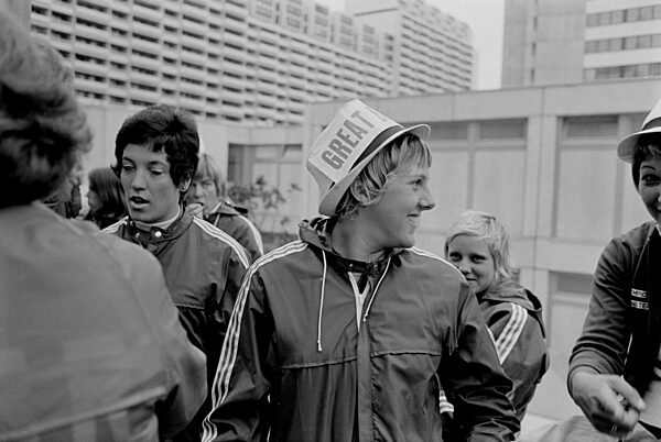 British fans during the Olympics, 1972