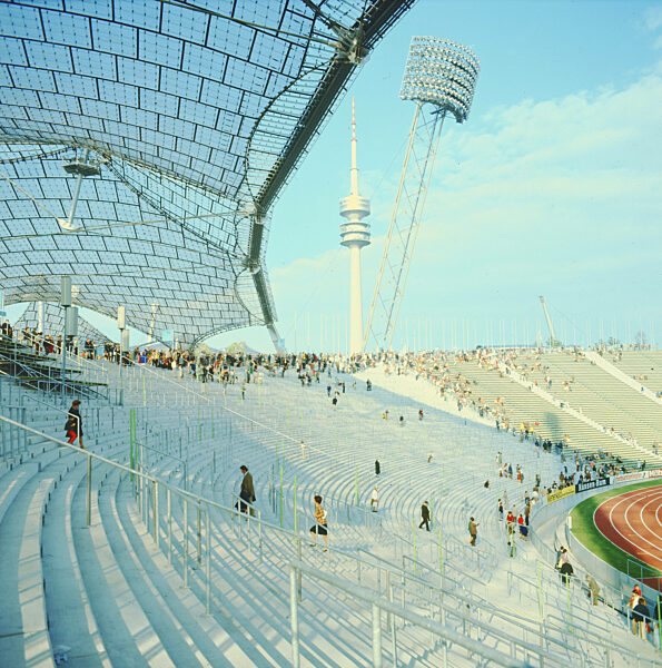 The Olympic Stadium in Munich, 1972