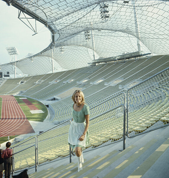 The Olympic Stadium in Munich, 1972