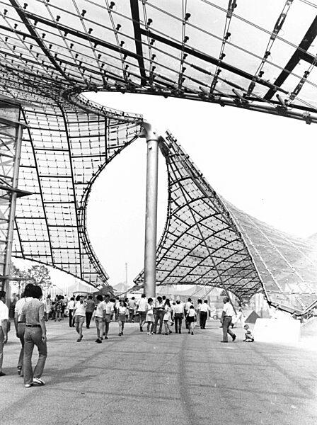 The Olympic Stadium in Munich, 1972