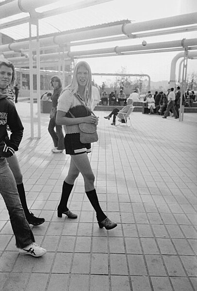 Athletes in the Olympic Village in Munich, 1972