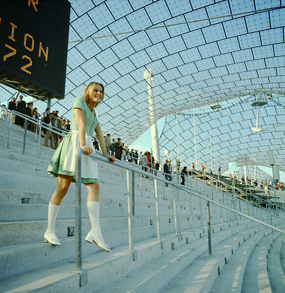 The Olympic Stadium in Munich, 1972