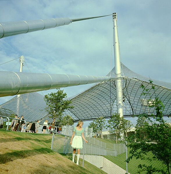 The Olympic Stadium in Munich, 1972