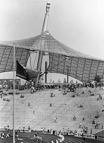 The Olympic Stadium in Munich, 1972