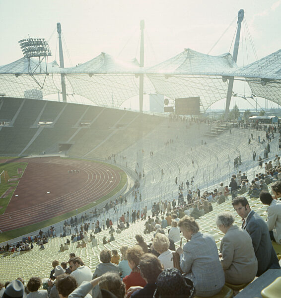 The Olympic Stadium in Munich, 1972