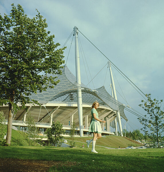 The Olympic Stadium in Munich, 1972
