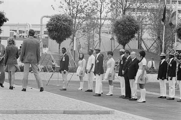 Somali delegation in the Olympic Village, 1972