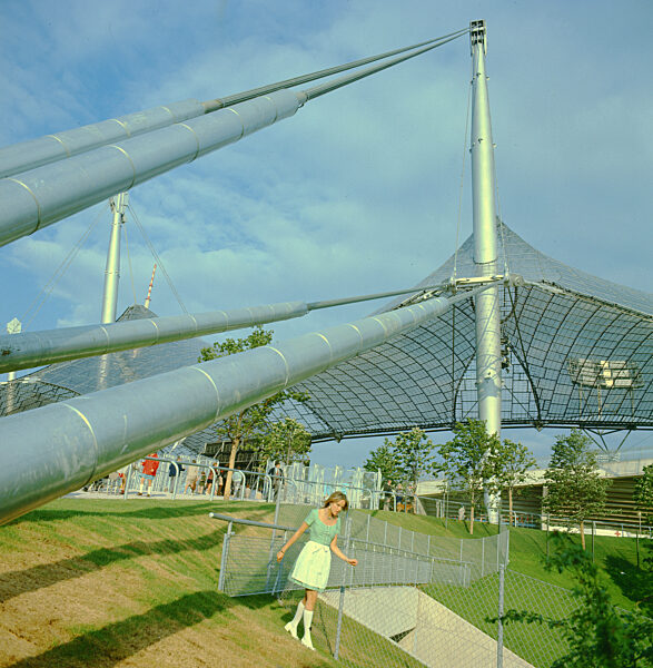 The Olympic Stadium in Munich, 1972