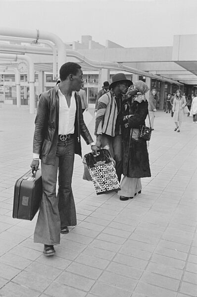 Athletes in the Olympic Village in Munich, 1972