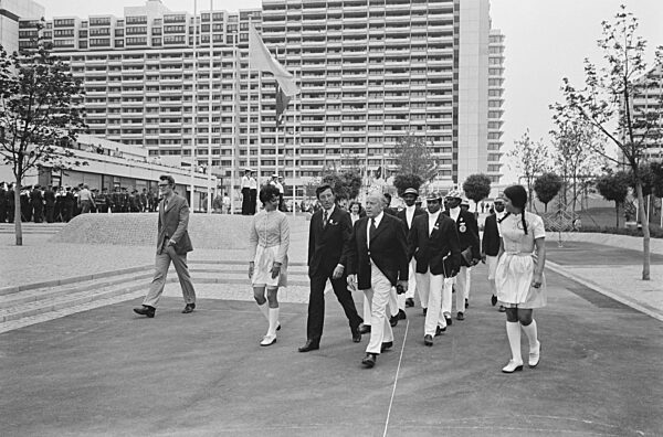 Athletes of the Somali team in Munich, 1972