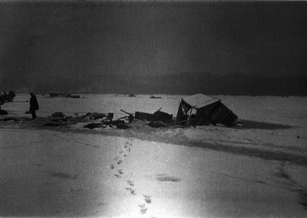 Flucht über das Frische Haff, 1945