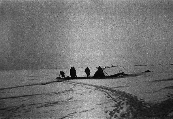 Flucht über das Frische Haff, 1945