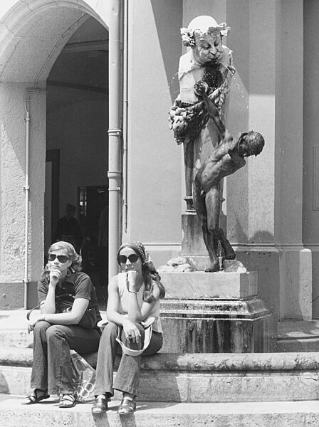 The Brunnenbuberl at Karlstor in Munich, 1972