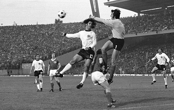 The 1974 FIFA World Cup: Mueller (GER), Croy (GDR)