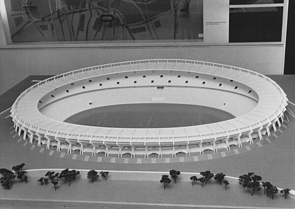 Plan of a stadium for Munich, 1965